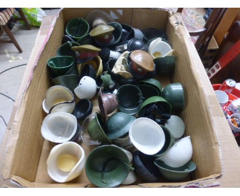 Collection of original vintage Action Man helmets and hats