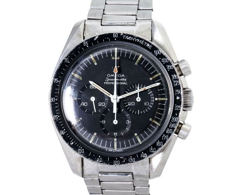 OMEGA Vintage Speedmaster Professional Moonwatch "Pre-Moon" Herren Armbanduhr, Ref. 105.012-63. Ca. 1965. Edelstahl. 1. Refer