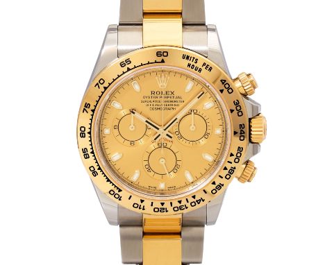 ROLEX Cosmograph Daytona, Ref. 116503. Herren Armbanduhr. Edelstahl/Gold 18L. Automatik-Werk, Kaliber 4130. Sehr guter Zustan