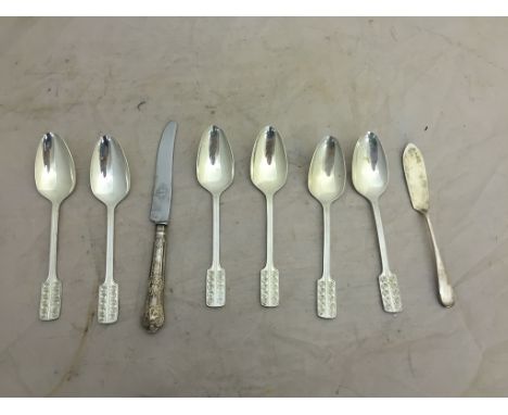 A quantity of hallmarked silver flatware