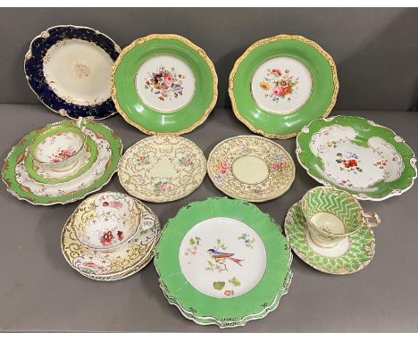 A collection of H & R pieces in Shrewsbury Shape, Shell Border, First Bell Shape and Mary Talbot Shape. Also one Grainger’s W
