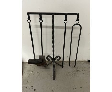 A Forged style fire tools 