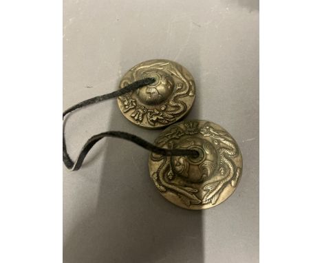 Tibetan cymbals meditation chime bells 