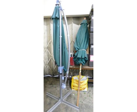 large over hanging garden parasol &amp; similar item(2) 