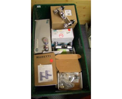 A collection of bath taps to include Vado, Moreiti, Avanti and chrome basin taps (10) 