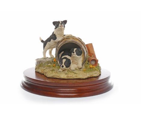 BORDER FINE ARTS FIGURE OF A 'JERSEY COW'by Ray Ayres circa 1991, L 110, number 241 of a limited edition of 1250, raised on a