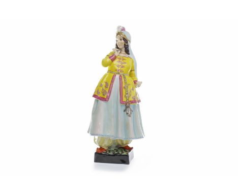 ROYAL WORCESTER FIGURE OF 'FATIMA'2904, modelled by Sybil V. Williams and Jessamine V. Bray, printed and painted marks to bas