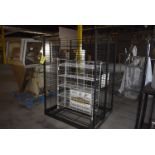 Shelf Unit Mounted on 4-Wheel Base