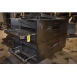 Blodgett Model #MG3270 Double Stack Pizza Oven, Natural Gas, 208/320 Volt, Includes SS Hood 84" x