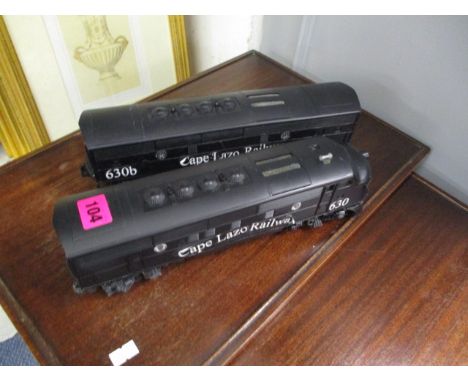 An American The Lionel Corporation model train and carriage, #2333-20