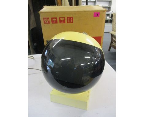 A JVC Sputnik Videosphere portable television, model 3240UK with original box