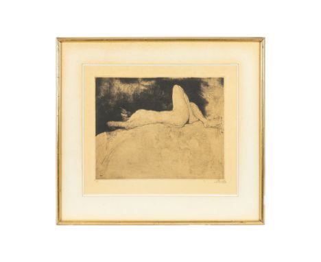 DE BRUYCKER JULES (1870 - 1945) 20th Cent. Belgian etching - signed Jules De Bruycker DE BRUYCKER JULES (1870 - 1945) ets : "