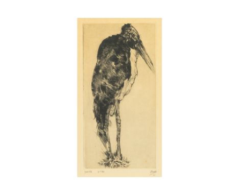 DE BRUYCKER JULES (1870 - 1945) 20th Cent. Belgian etching - signed Jules De Bruycker and dated 1929 DE BRUYCKER JULES (1870 