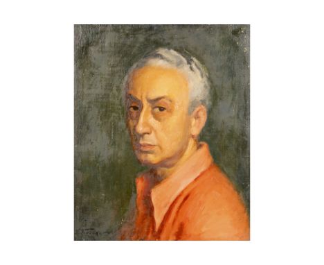 FRECHKOP LEONIDE (1897 - 1982)20th Cent. Belgo-Russian "Self-portrait" oil on canvas - signed Leonide Frechkop and dated (19)