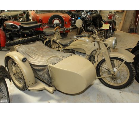 Zundapp K Series believed to be a WWII German Military Motorcycle CombinationReg. no. Not RegisteredFrame no. Cannot clearly 