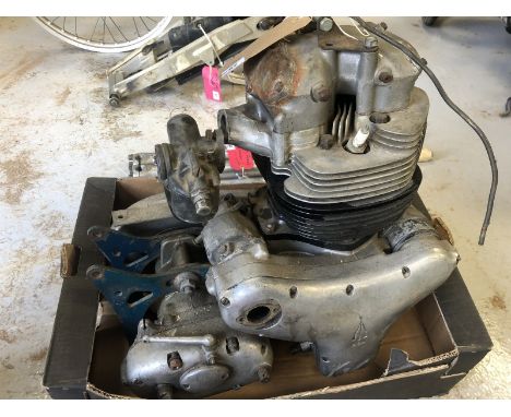 A BSA 650cc engine, engine no. CA10R8991.