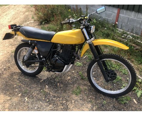 1979 Suzuki DR370Reg. no. XOU 309TFrame no. DR370 - 107016Engine no. DR370 - 107163A strong, torquey four-stroke engine combi