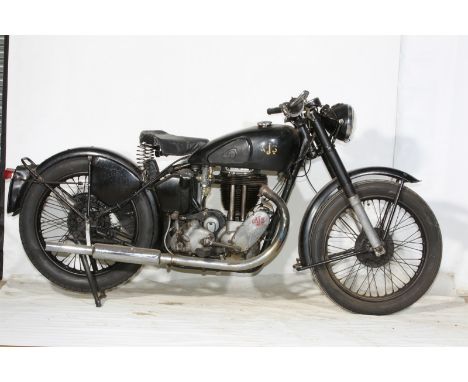 1946 AJS Model 18 500ccReg. no. HAS 309Frame no. 5862Engine no. 46/18 1282Associated motorcycles announced its post war range