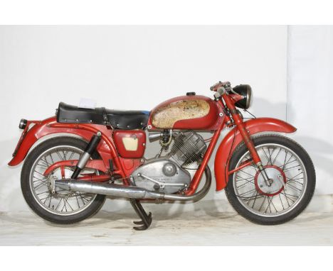 1957 Moto Guzzi Lodola 175ccReg. no. 936 UYLFrame no. LCB 35Engine no. LCB 80An Italian lightweight of conventional design wi
