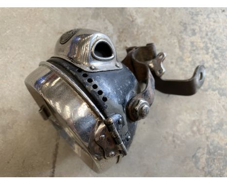 A vintage Powell &amp; Hanmer headlamp, in very good condition. 