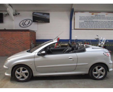 Make &amp; Model: Peugeot 206Date of Reg: YN04 TFVColour: Greycc: 1587MoT: 22-01-2021Fuel Type: PETROLMileage: 66kTransmissio
