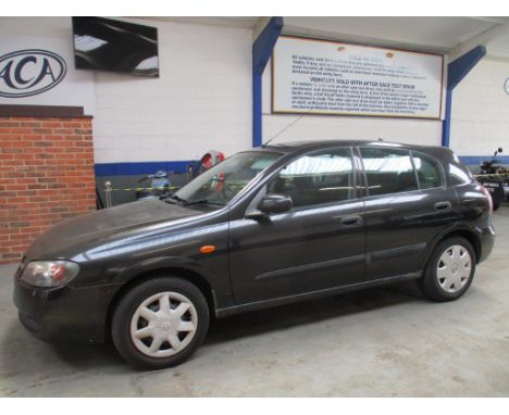 Make &amp; Model: Nissan Almera SDate of Reg: FH53 EGFColour: Blackcc: 1497MoT: 13-12-2021Fuel Type: PETROLMileage: 133kTrans