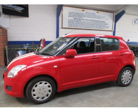 Make &amp; Model: Suzuki Swift Gl 5drDate of Reg: DG08 KKTColour: Redcc: 1328MoT: 28-03-2022Fuel Type: PETROLMileage: 100kTra