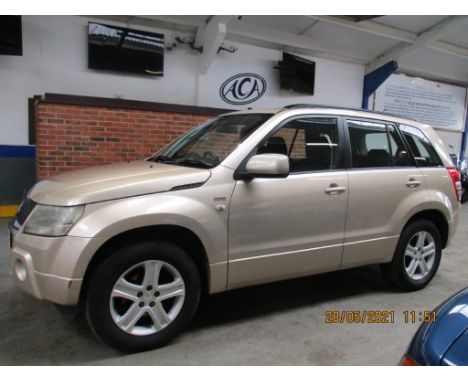 Make &amp; Model: Suzuki Grand Vitara DDISDate of Reg: YT57 OOUColour: Beigecc: 1870MoT: 21-10-2021Fuel Type: DIESELMileage: 