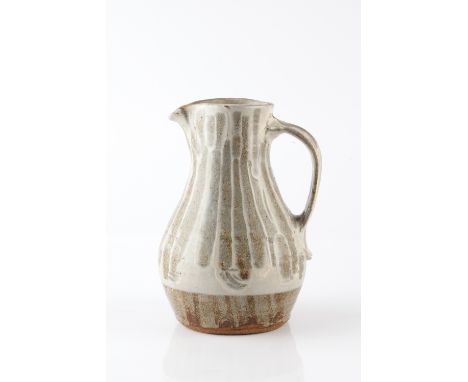 William Marshall (British, 1923-2007) at Leach Pottery Jug impressed potter's and pottery seals 24cm high.