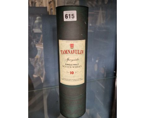 1 BOTTLE TAMNAVULIN 10yo SPEYSIDE SINGLE MALT SCOTCH WHISKY 70cl