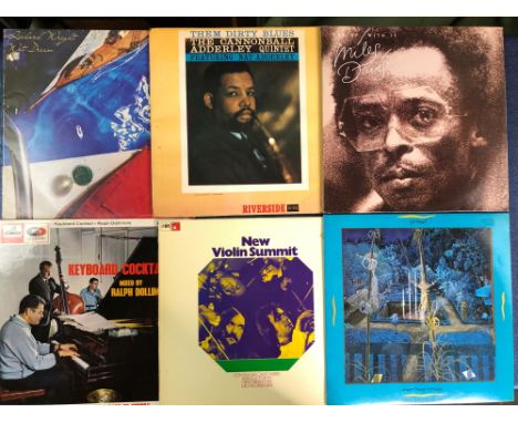 JAZZ - 6 LPS; MILES DAVIS - GET UP WITH IT, CANNONBALL ADDERLEY QUINTET - THEM DIRTY BLUES, RALPH DOLLIMORE - KEYBOARD COCKTA