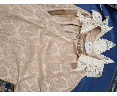 MISS (ROSEMARY?) GUNNS CLOAK FOR VERDIS OPERA LUISA MILLER AT THE ROYAL OPERA HOUSE, POSSIBLY IN 1978