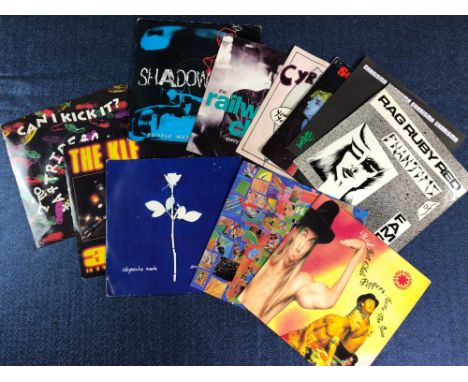 INDIE / RARE LABELS 75 SINGLES INCLUDING RAG RUBY RED - PHANTOMS OF FAME - RAG 001, DEPECHE MODE - ENJOY THE SILENCE, HAPPY M