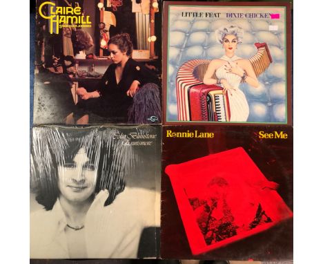 18 X LIGHT ROCK/ FOLK COUNTRY ROCK LPS: INCLUDING 2 X LITTLE FEAT, LITTLE FEAT AND DIXIE CHICKEN, RONNIE LANE - SEE ME, RONNI