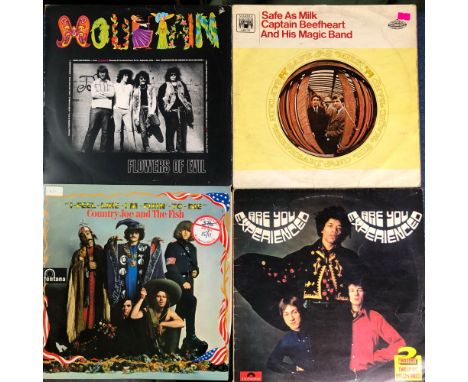 AMERICAN PSYCHEDELIC ROCK - 18 LPS INCLUDING CAPTAIN BEEFHEART - UNCONDITIONALLY GUARANTEED AND SAFE AS MILK, FRANK ZAPPA - G