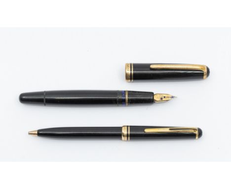 Mont Blanc fountain and ballpoint pen.