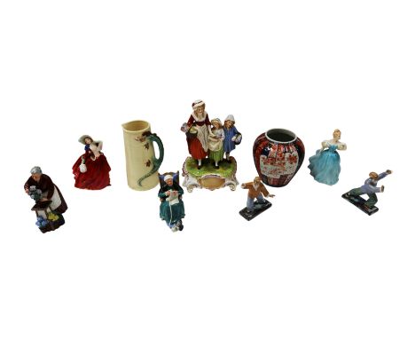 A small collection of ceramics to include: Royal Doulton Autumn Breeze (1939); Twilight (1970); Flora (1966); Enchantment (19