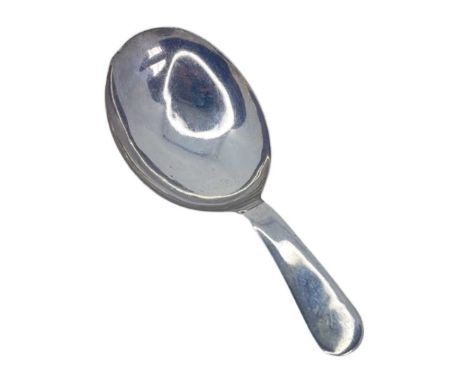Georgian Silver Caddy Spoon. 8 g. Edward Mayfield, London 1803Of plain formLength 8 cms.Condition report: Good condition. Hal