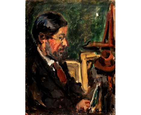 BLOOMSBURY SCHOOL (20TH CENTURY) PORTRAIT OF D.H LAWRENCEindistinctly signed l.r., oil on panel24 x 19cms unframedQty: 1