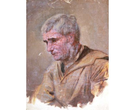 ERNEST ALBERT WATERLOW, RA ROI, (BRITISH, 1850-1919) PORTRAIT OF A YOUNG BOY AND PORTRAIT OF A MANunsigned, two unsigned oils