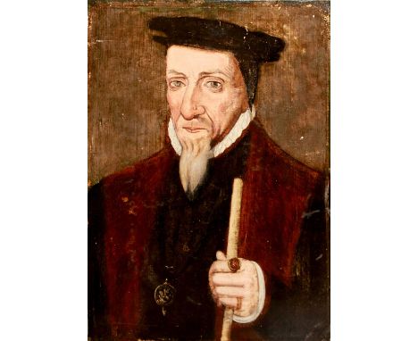 ENGLISH SCHOOL (17TH/18THCENTURY) PORTRAIT OF A MANoil on panel41 x 29cms unframedQty: 1