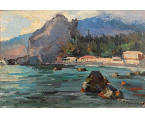 signed in Cyrillic and dated ‘M Petrik 68’ (lower right)oil on board48 x 32.5 cm Executed in 1968