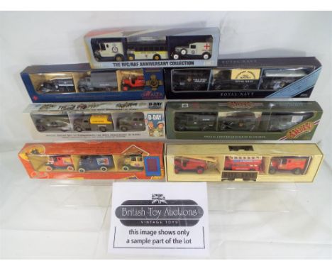 Diecast - forty five diecast model motor vehicles from Lledo to include The RFC / RAF Anniversary Collection, North Yorkshire