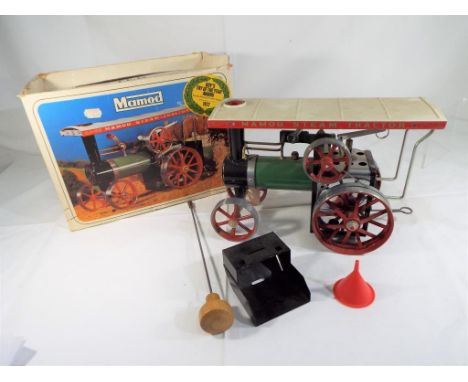 Mamod - a Steam Tractor # TE1a with accessories in original box