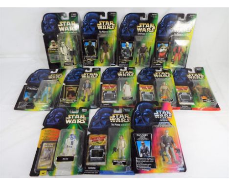 Star Wars - twelve Star Wars figurines, action figures from the Kenner Collection contained in original blister packs to incl