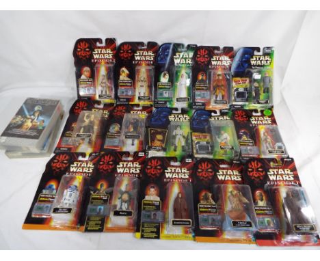Star Wars - fifteen Star Wars action figures by Hasbro and Kenner to include Anakin Skywalker, Destroyer Droid, Princess Leia