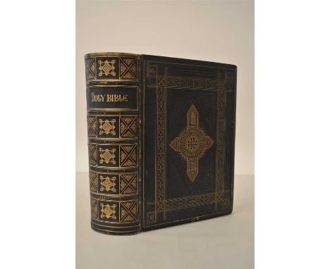 HOLY BIBLE, thick 4to, circa 1860. With London, Portrait of a City. Folio Society, 1998 (2)