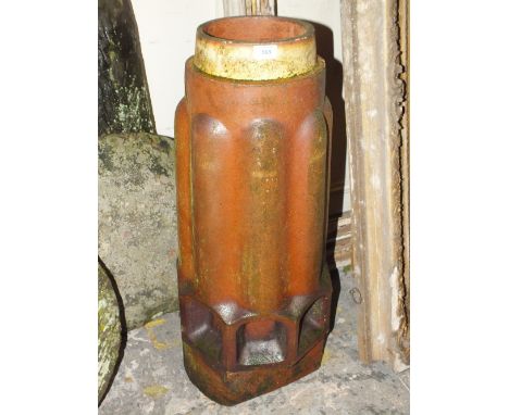 A LARGE CERAMIC CHIMNEY TOPPER