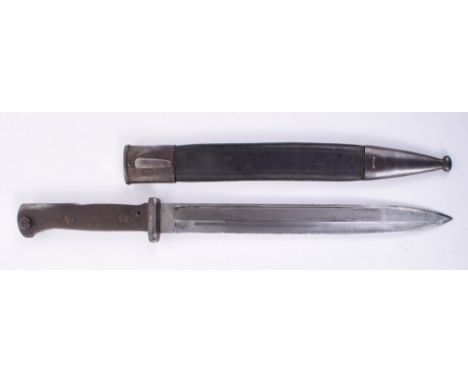 WW1 Prussian M.1871/84 Bayonet, 25cms blade by Weyersburg.  Unit marked on cross guard for the Reserve Fusilier Rgt Generalfe