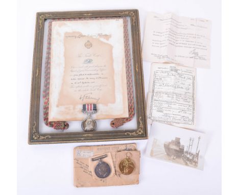 An Outstanding Attack on the Hindenburg Line and Flesquires, Military Medal Trio Awarded to Lance Corporal Francis John Barke